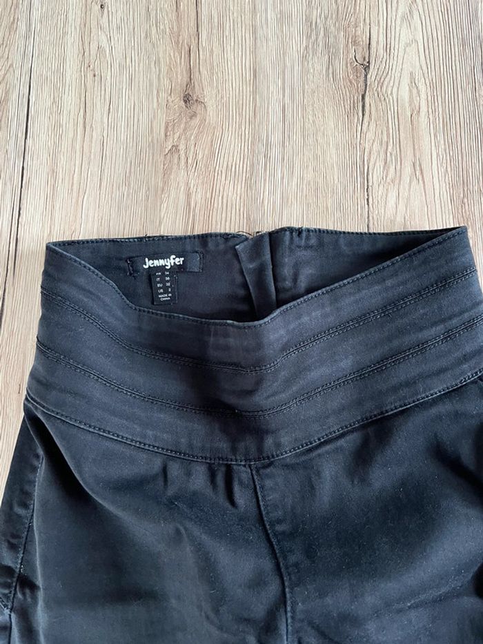 Pantalon taille haute noir taille 34 - photo numéro 3