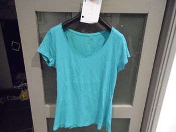 haut bleu cammaieu taille M