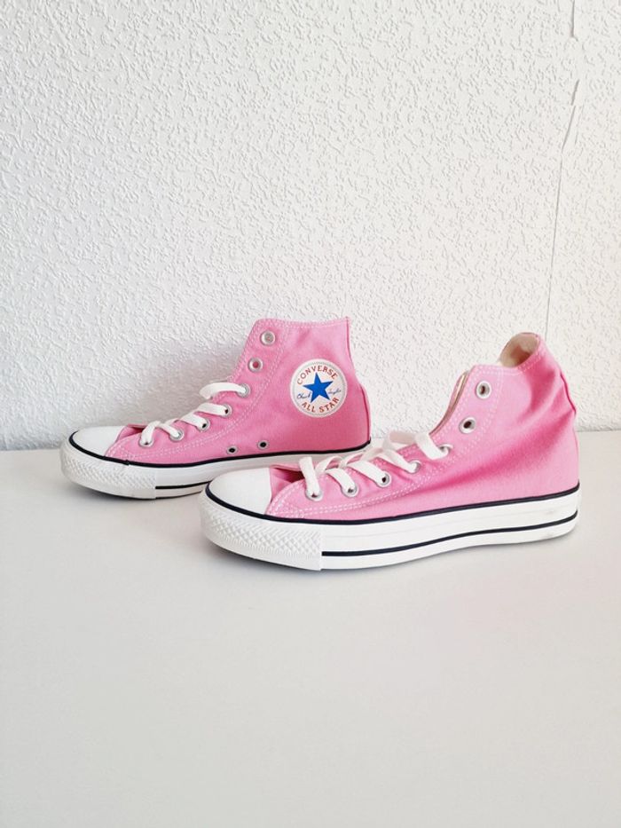 Converse - Chuck Taylor - Baskets hautes - Rose - Neuves ! - photo numéro 4