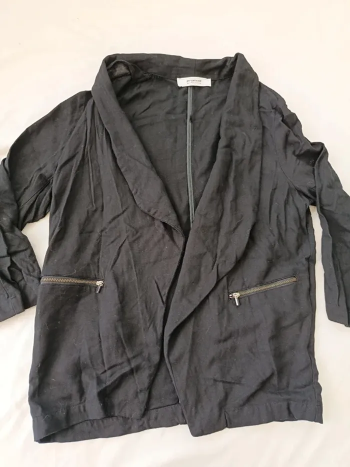 Blazer léger noir Promod taille M - photo numéro 2