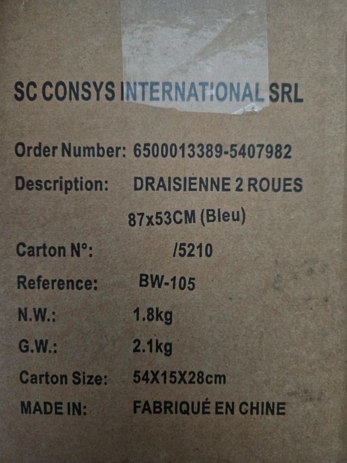 Draisienne bleue - photo numéro 2