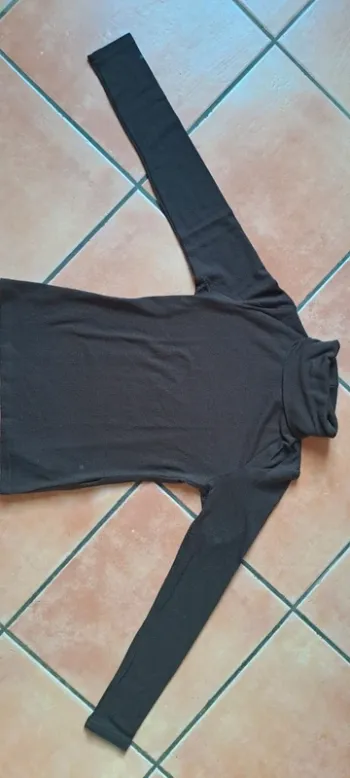 Pull fin marron