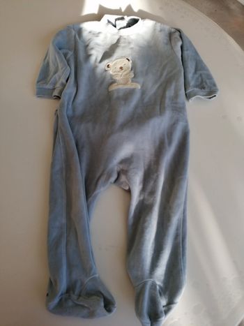 Pygama bleu clair 18 mois