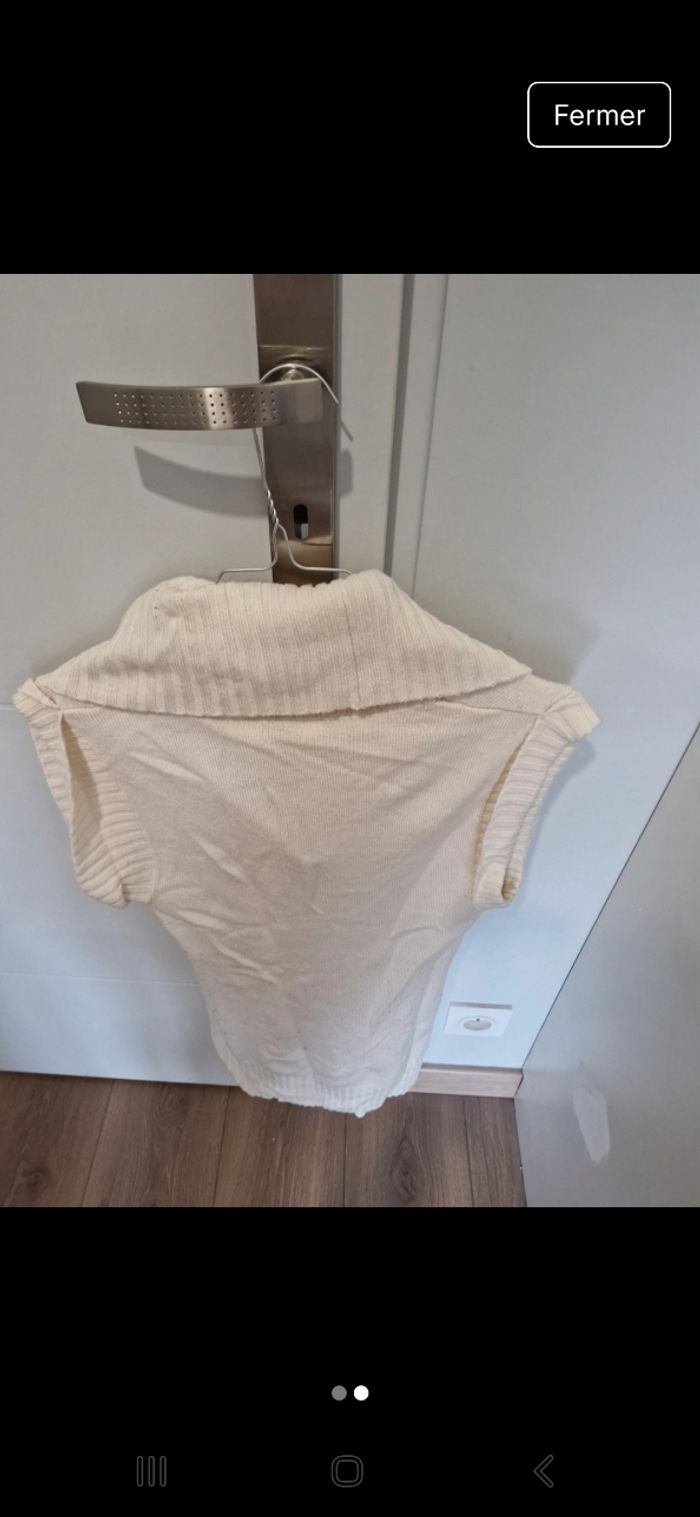 Robe pull blanche - photo numéro 2