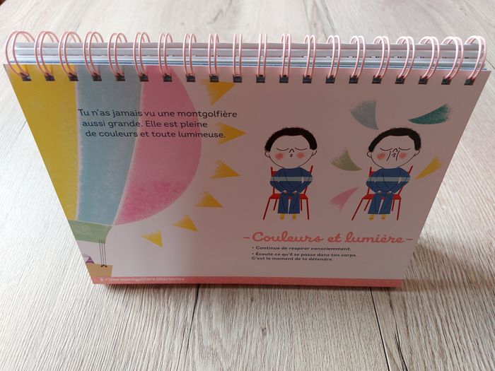 Livre chevalet "Sophrologie avec mon enfant" Christelle Thirion Mango - photo numéro 3