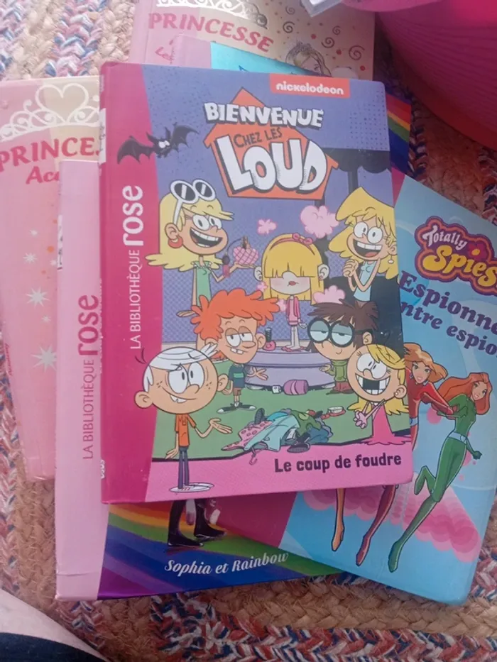 Lot de 7 livres bibliothèque rose - photo numéro 3