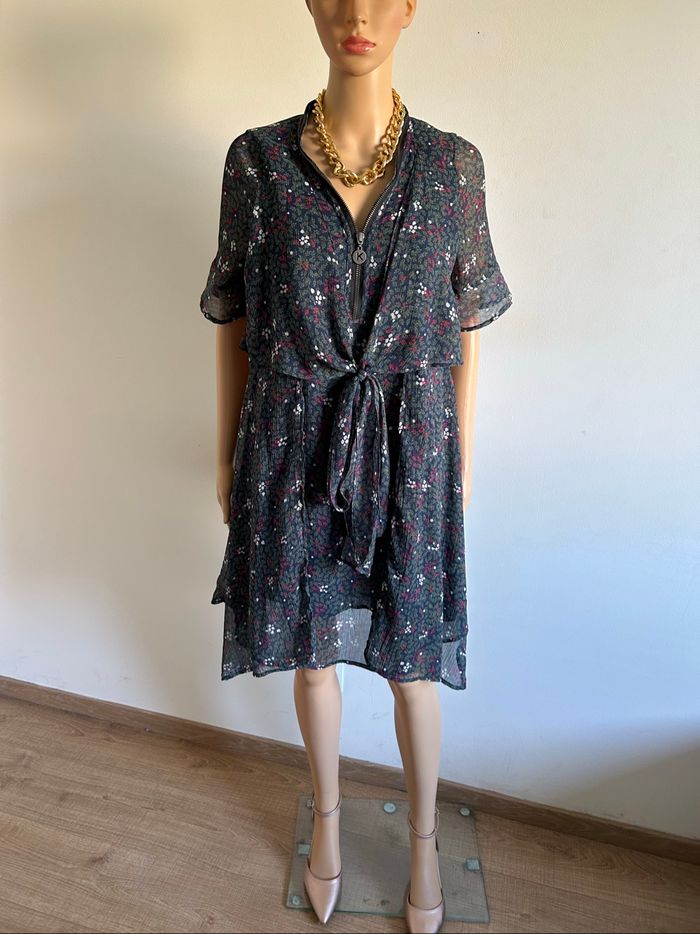 Robe imprimée à manches courtes Kaporal taille XS TBE - photo numéro 3