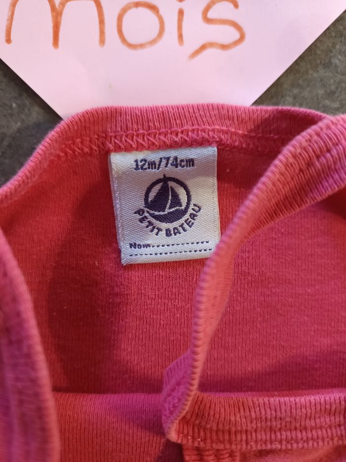 Body bretelles petit bateau 12 mois - photo numéro 3