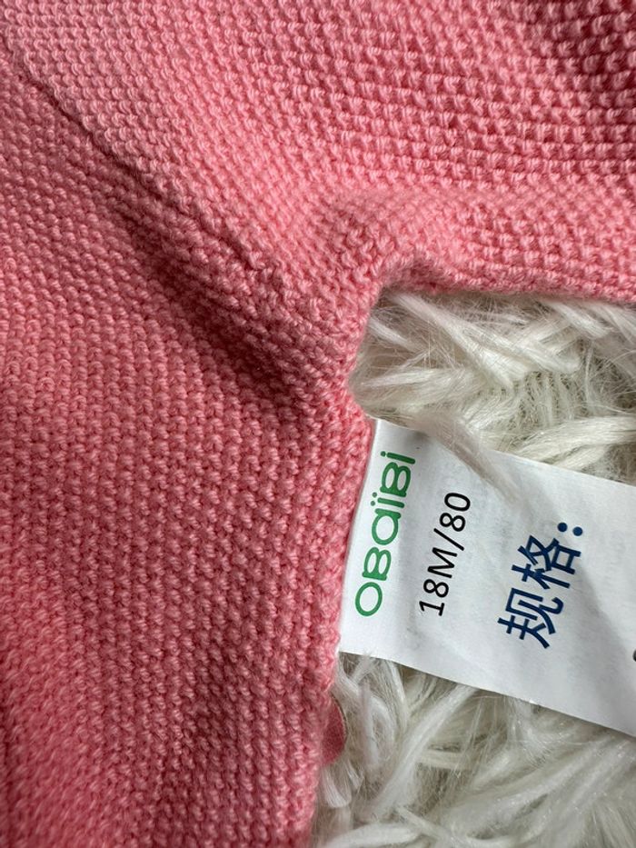 Boléro rose Obaibi taille 18 mois - photo numéro 4