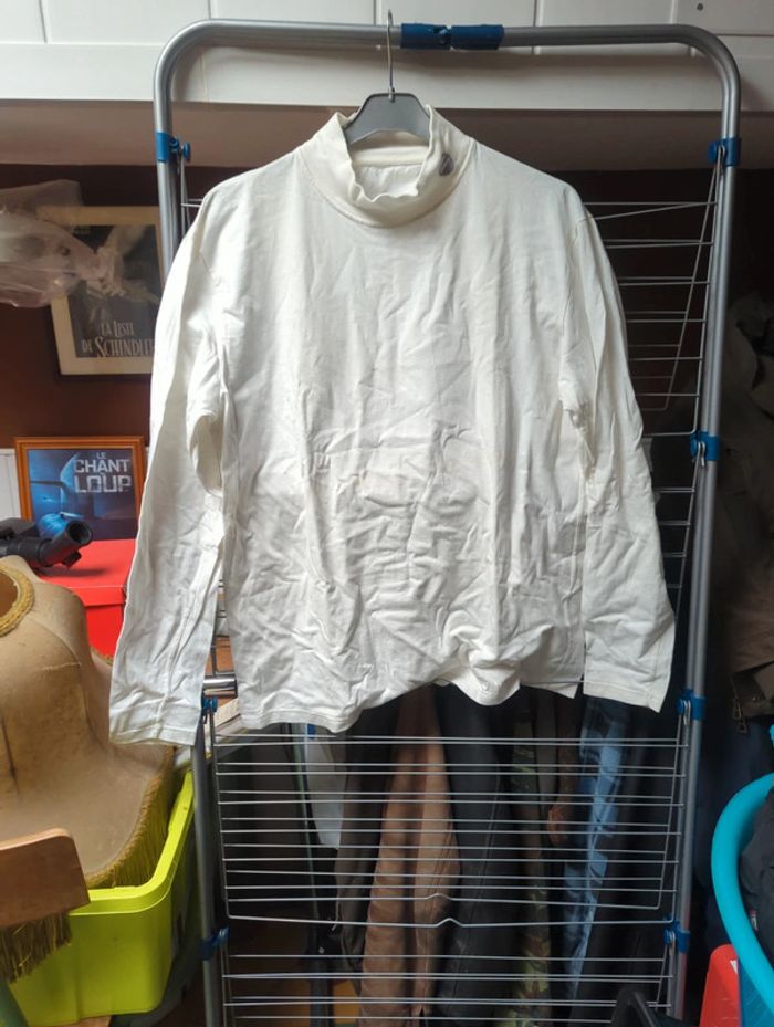 T-shirt manche longue blanc