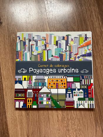 Carnet de coloriages Paysages urbains