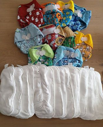 Couches lavables BUM + voiles protections