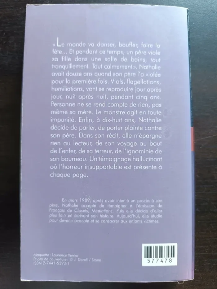 Livre J'AVAIS DOUZE ANS... - Nathalie Schweighoffer - photo numéro 6