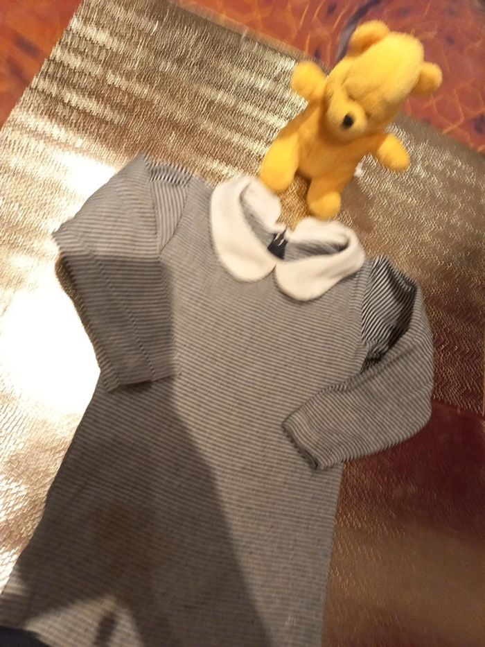 Très joli body fille 12 mois marinière - photo numéro 3