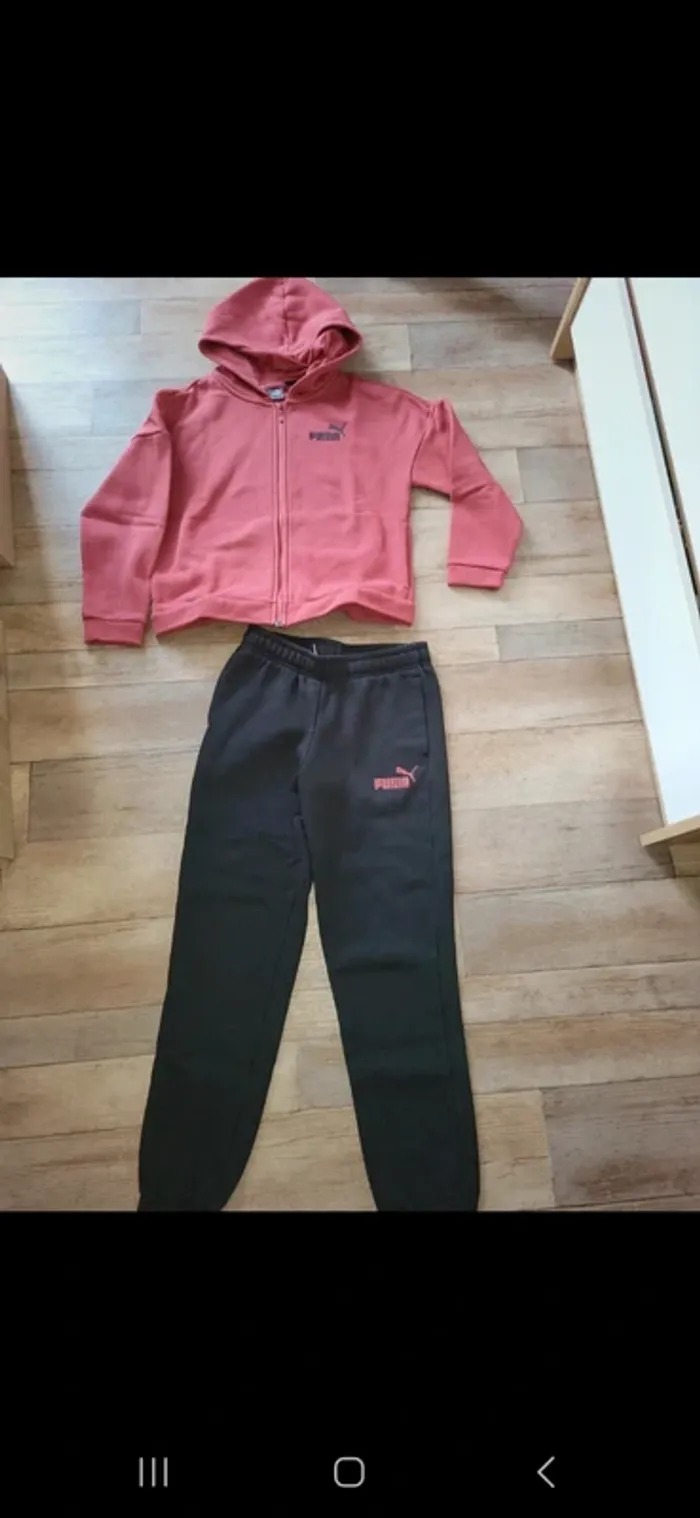 Survêtement puma corail noir - photo numéro 2