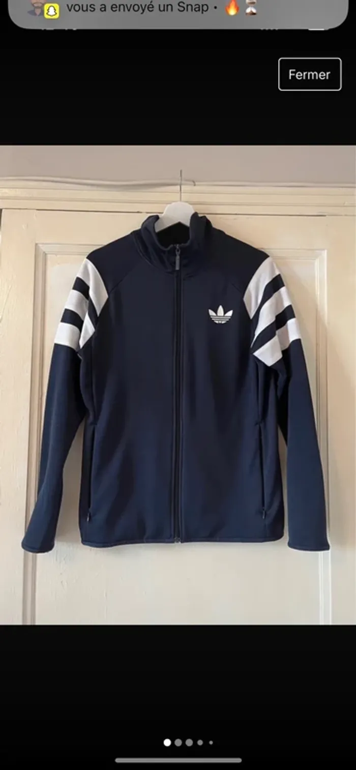 Veste adidas originals bleu marine