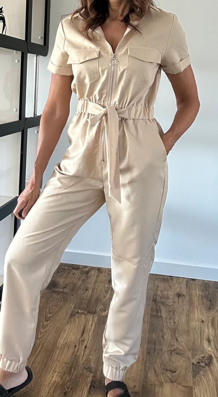 combinaison beige taille S - photo numéro 2