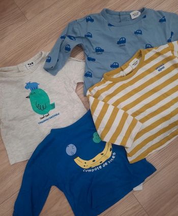 Lot de 4 t-shirts ml Tao