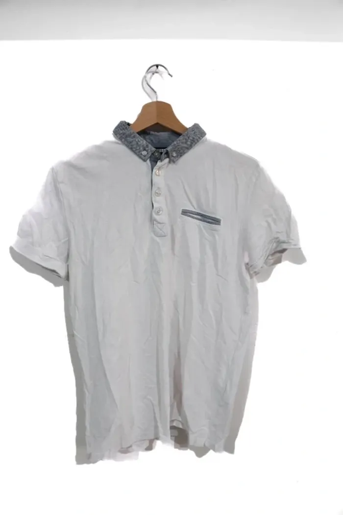 C51 polo blanc Celio M