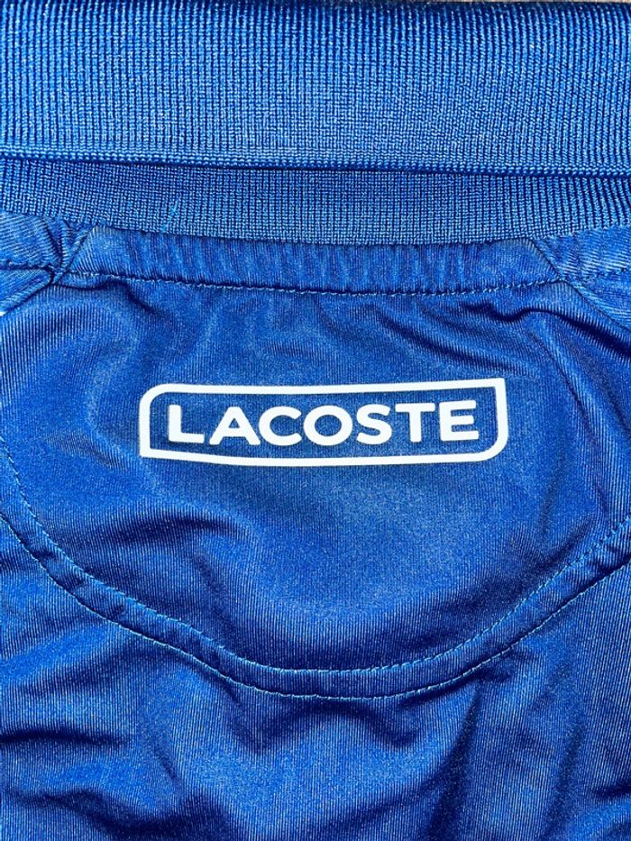 Polo Lacoste Sport Bleu Novak Djokovic 🔵 - photo numéro 5