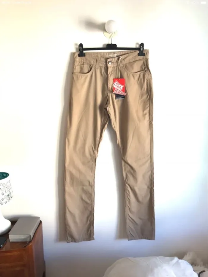 Pantalon léger beige homme Rica Lewis taille 42 neuf avec étiquettes