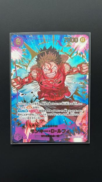 Monkey D. Luffy Japanese EB02-061 SEC Sp Alt Art One Piece Card The Best 2