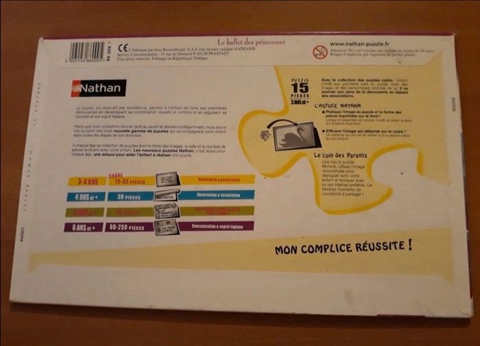 Puzzles Disney Princesses - Nathan - photo numéro 3