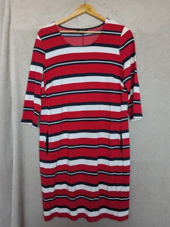Robe Esmara - rouge rayée