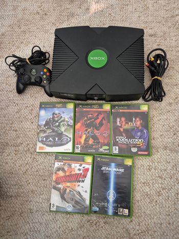 Console xbox originale 1ere premiere génération et jeux