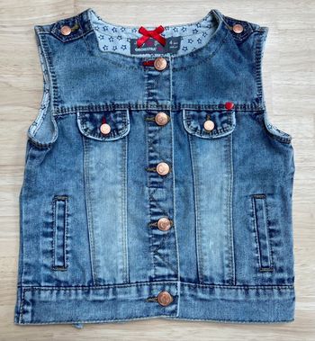 Veste en jean sans manches