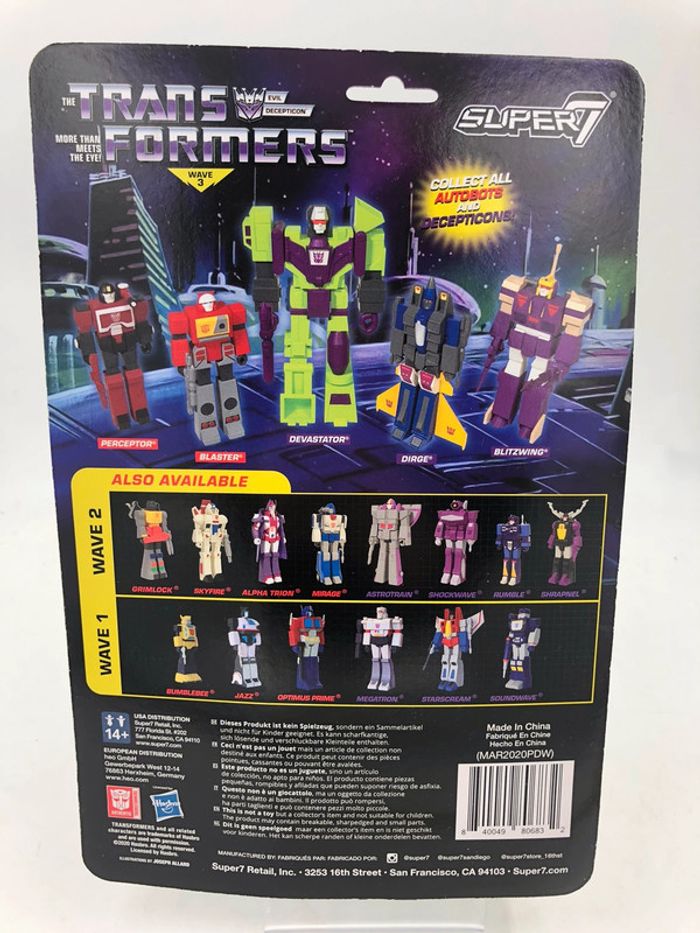 Figurine Transformers Devastator Reaction Hasbro neuf - photo numéro 3