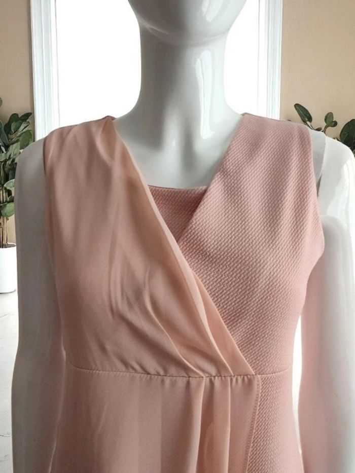 Robe scuba rose pâle - photo numéro 2