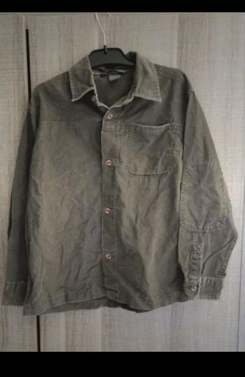 Chemise velours garçon, 6 ans.