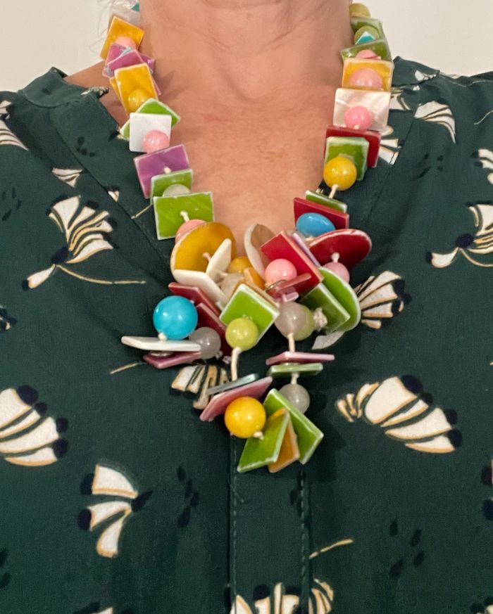 Collier perles et perles de Coquillages Plates  Boutique Guadeloupe - photo numéro 5
