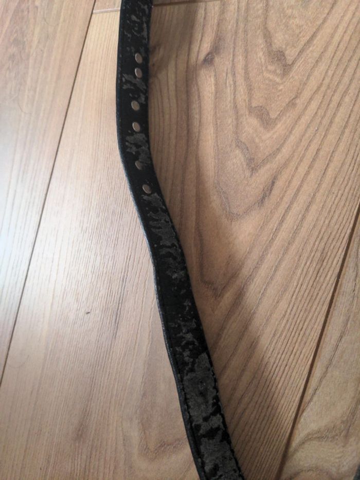 Ceinture marron foncé avec des éléphants - photo numéro 2