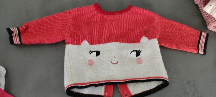 Pull 3 mois réversible