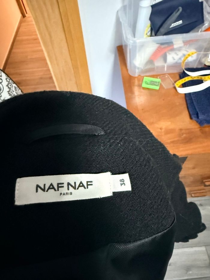 Manteau noir laine - photo numéro 5