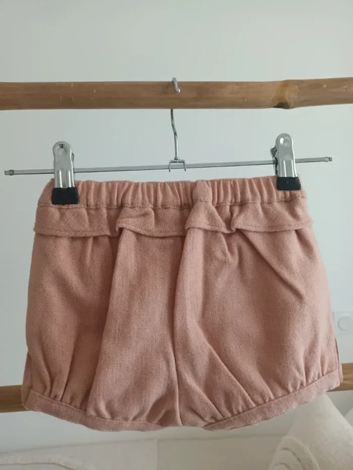 Short en laine rose Natalys 18 mois 80 cm neuf avec étiquette 🏷 - photo numéro 7