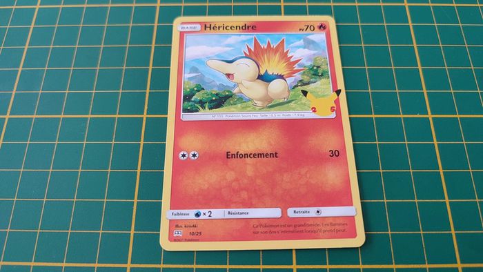 10/25 Carte Pokémon Héricendre 10/25 Holographique Promo McDonald's 2021 25 ans #B91