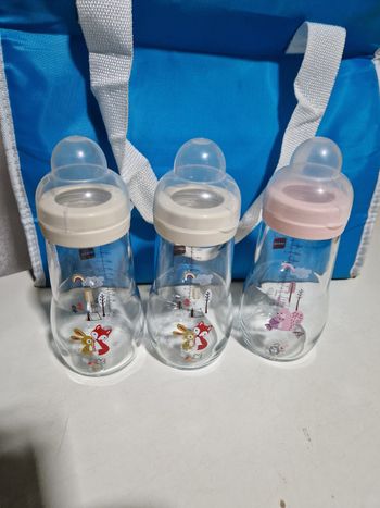 Biberons Mam en verre 260ml