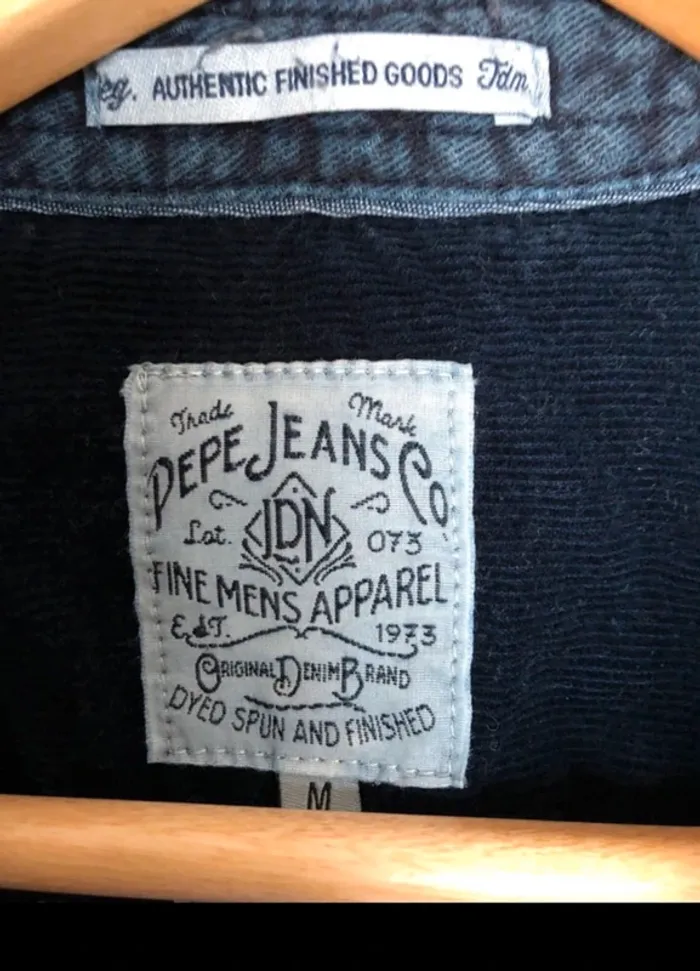 Sur chemise fit regular aspect vieilli épaisse belle coupe Pepe Jeans London M - photo numéro 12