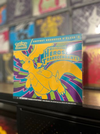 ETB coffret dresseur d’élite mega évolution héros transcendant de elle en français