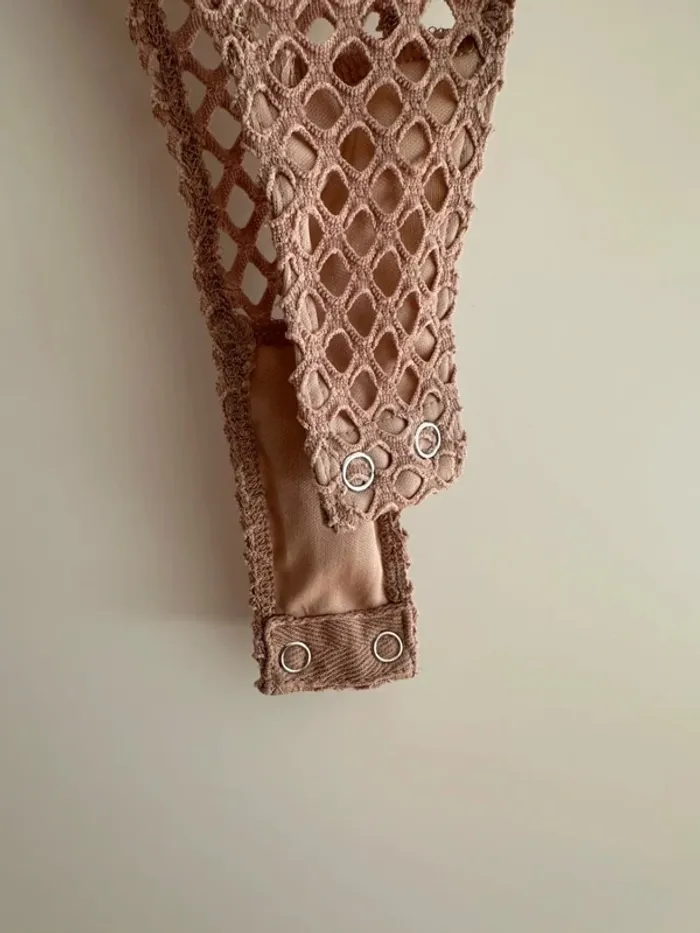 Body résille nude Forever 21 – Taille M – Neuf sans étiquette - photo numéro 4