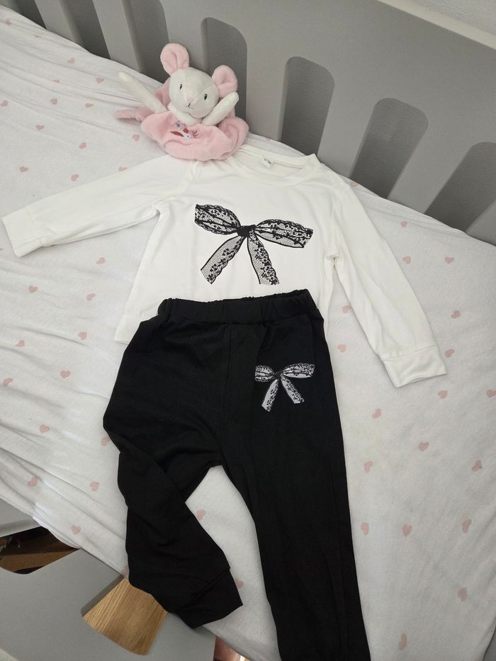 😍 ensemble neuf fille 12 18 mois
