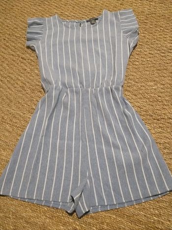 Combi short Primark rayée bleu blanc 11 12 ans