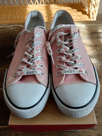 Baskets roses fille 36 Merry Scott 