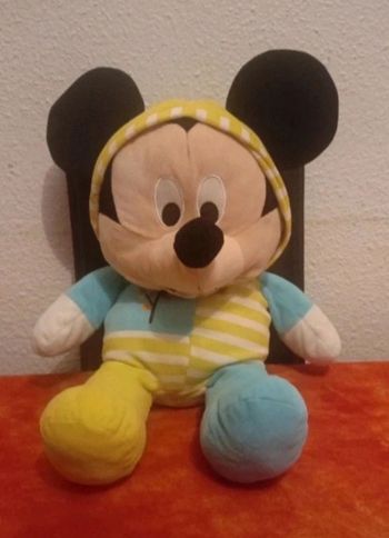 Grand Mickey de Disney en pyjama, 55 cm