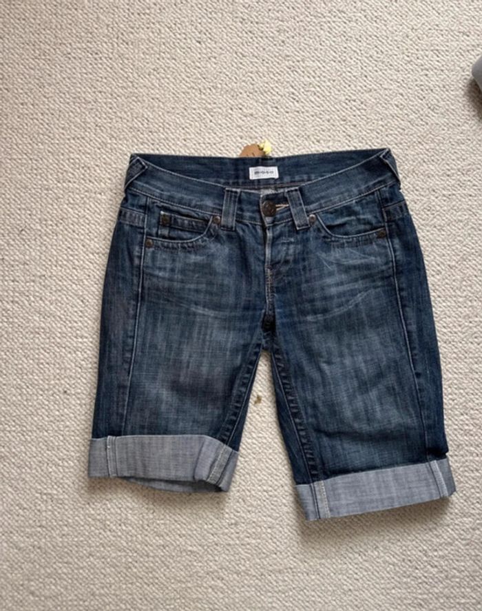 Short long en jean bermuda - photo numéro 4