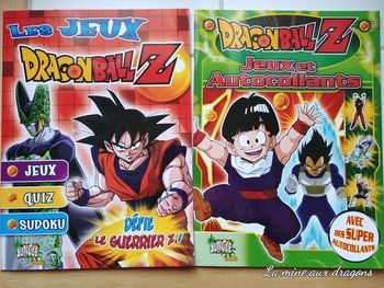 Lot deux magazines Jeux Dragon Ball Z toei