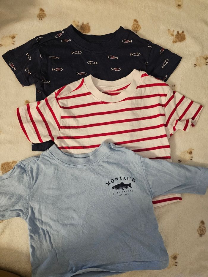 3 T-shirt garçon 3 mois